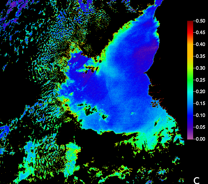 aerosol optical depth IR1.6