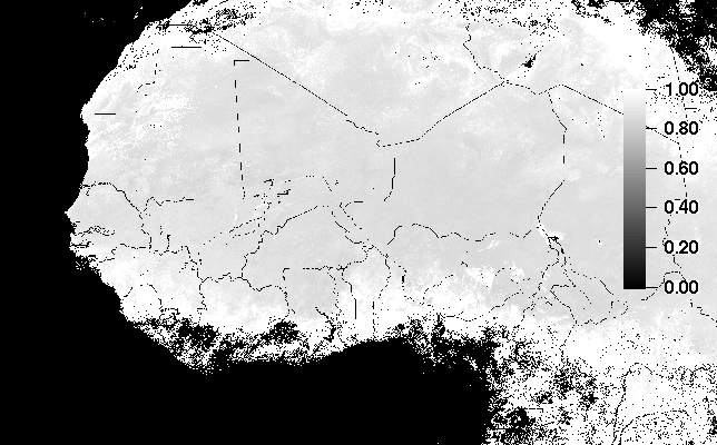 10.8μm land surface emissivity