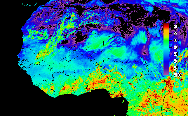 difference image 8.7μm -- 10.8μm